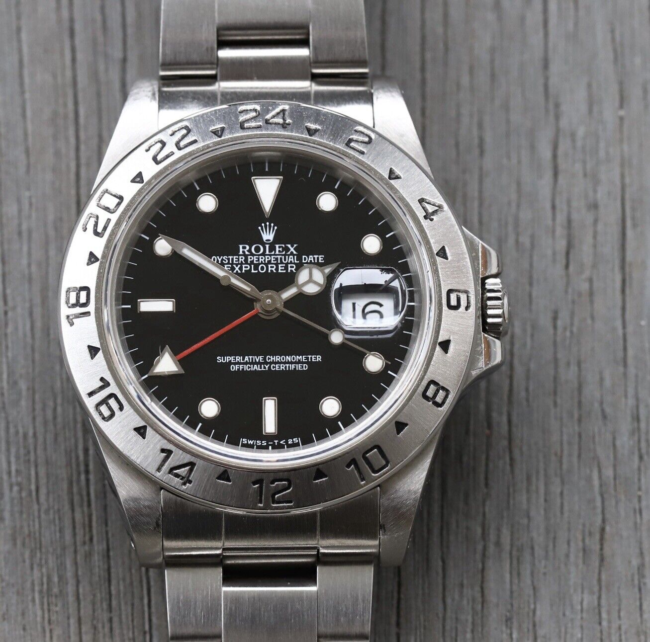 Rolex Explorer II 16570 Tritium Black Dial T Serial 1996 Watch Vault Australia