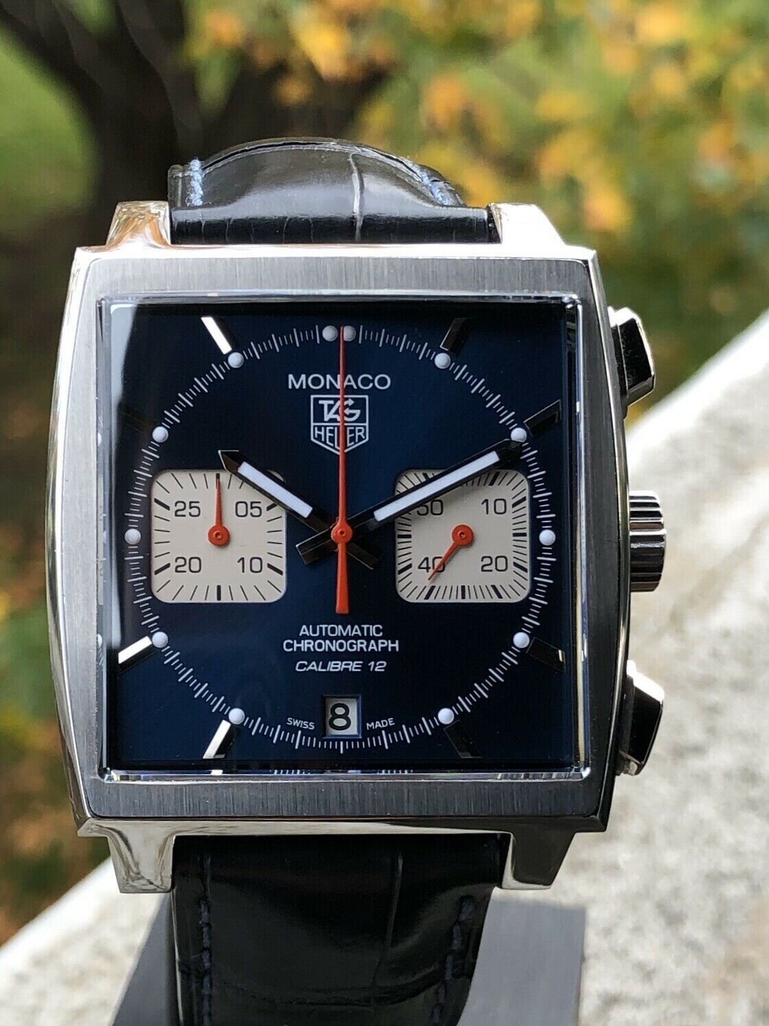 Tag Heuer Monaco Calibre 12 Blue Dial CAW2111.FC6183 'McQueen