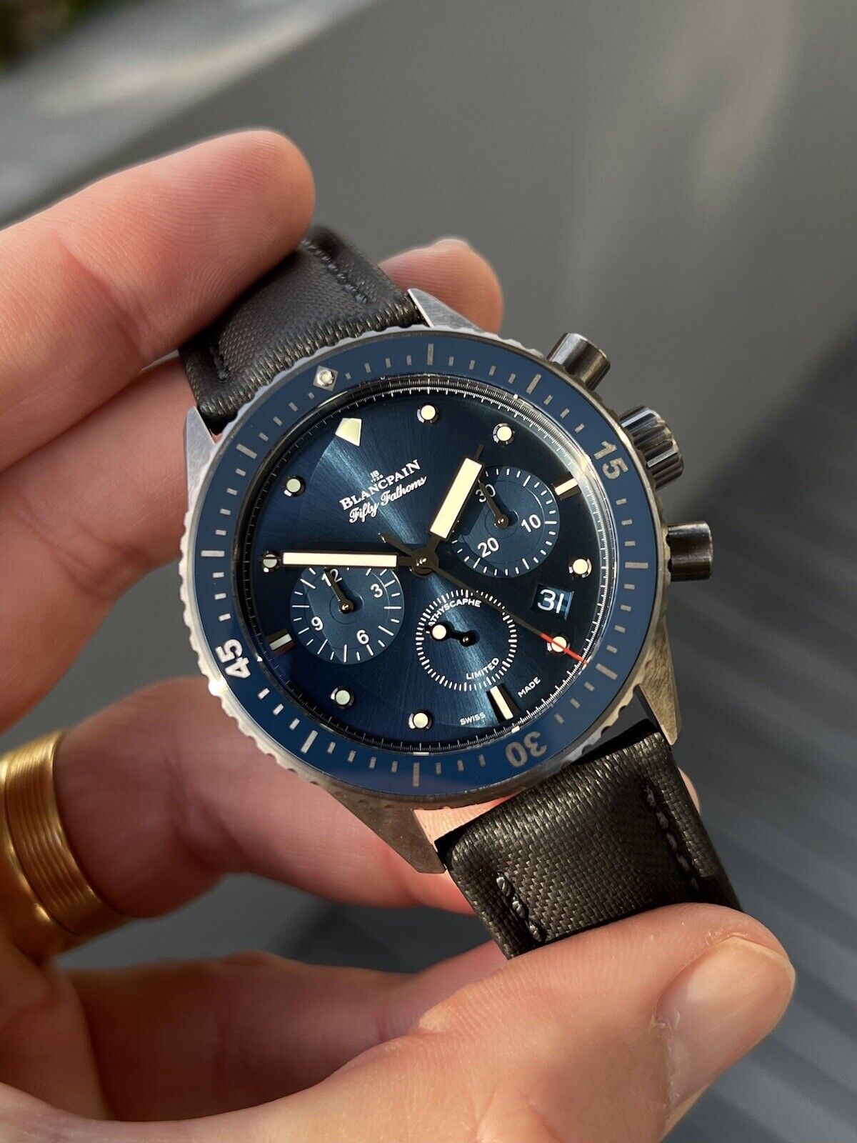 Blancpain Fifty Fathoms Bathyscaphe Chronograph Ocean Commitment