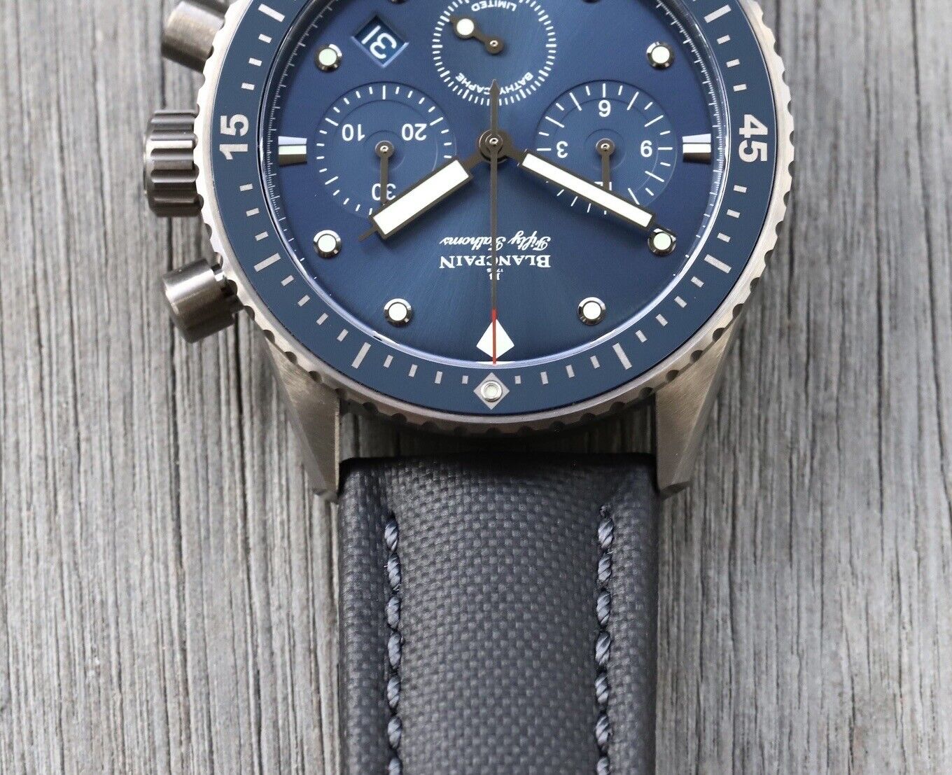 Blancpain Fifty Fathoms Bathyscaphe Chronograph Ocean Commitment