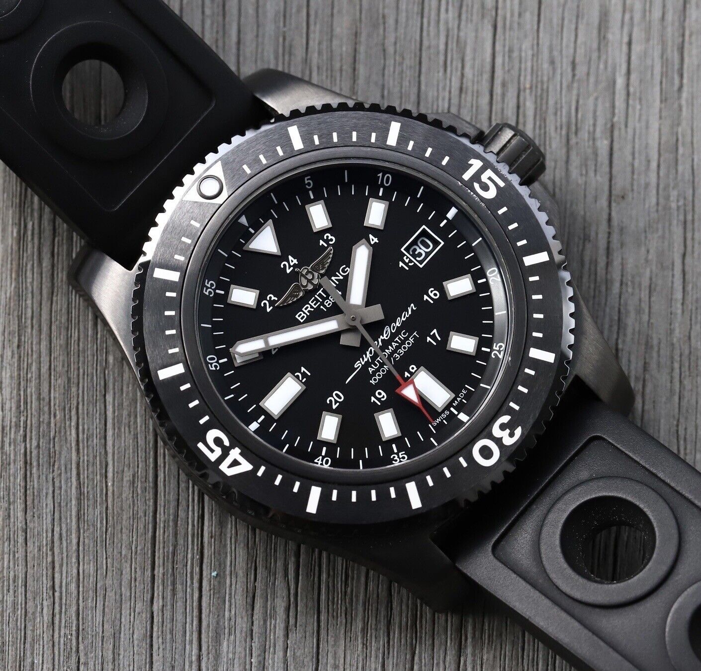 Breitling superocean 44 special on sale black