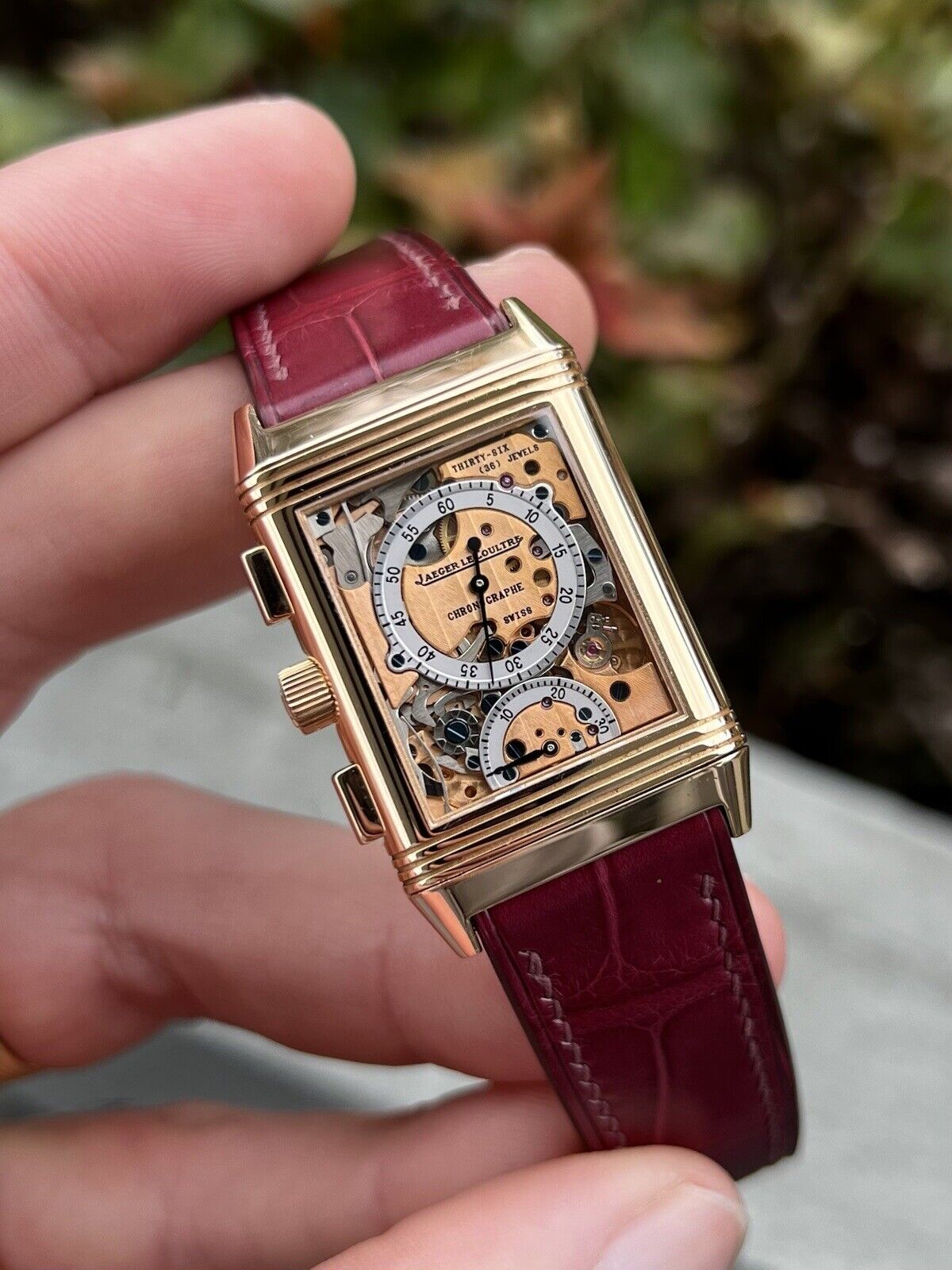 Jaeger lecoultre reverso online chronograph retrograde