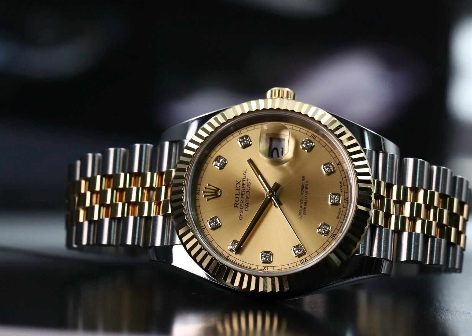 RolexDatejust41DJ41OystersteelandYellowGoldDiamondDial126333-2021WatchVault02.jpg