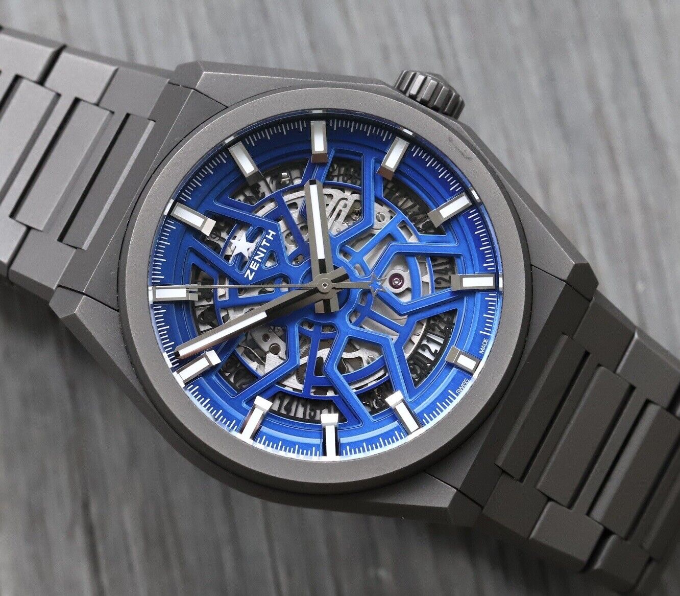 Zenith Defy Classic 41mm Titanium Skeleton Dial