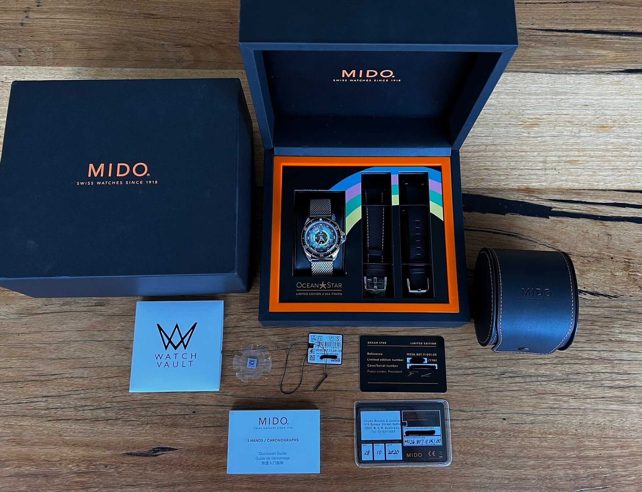 Mido hot sale watch box