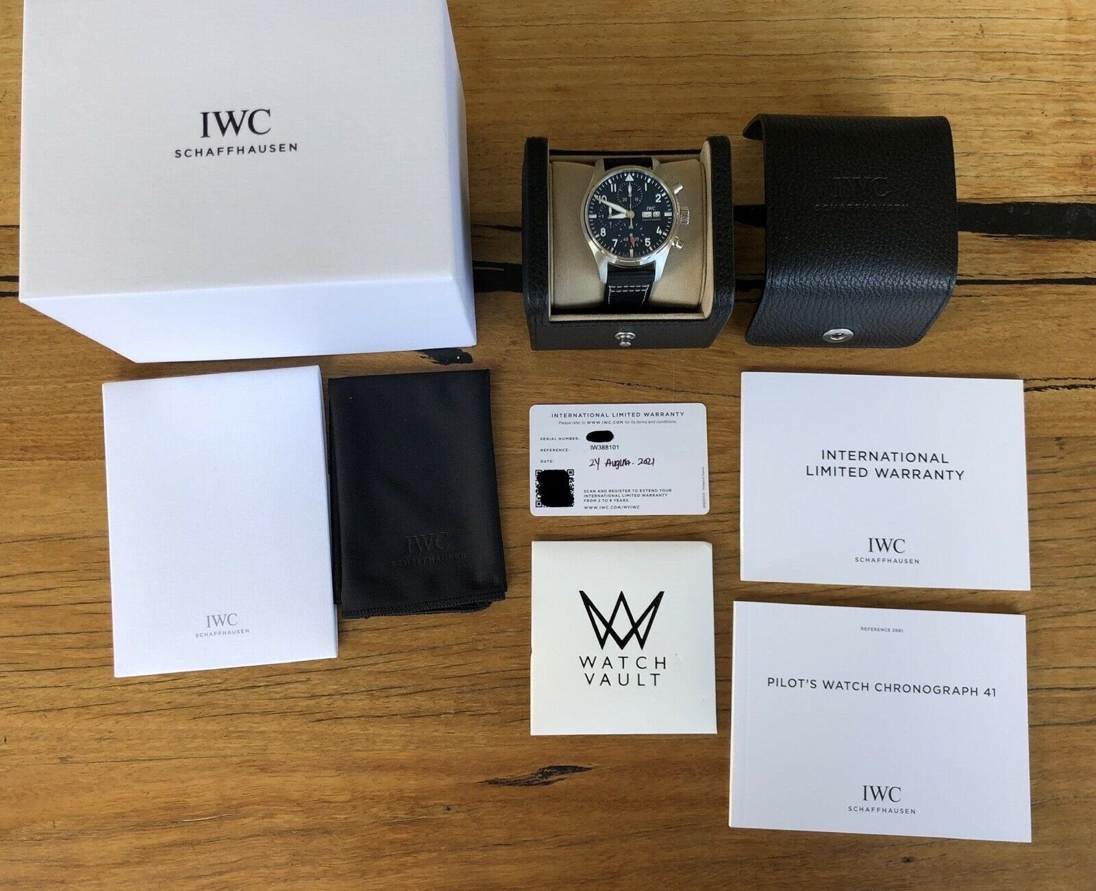 IWC Pilot's Watch Chronograph 41mm IW388101 - 2021 – Watch Vault