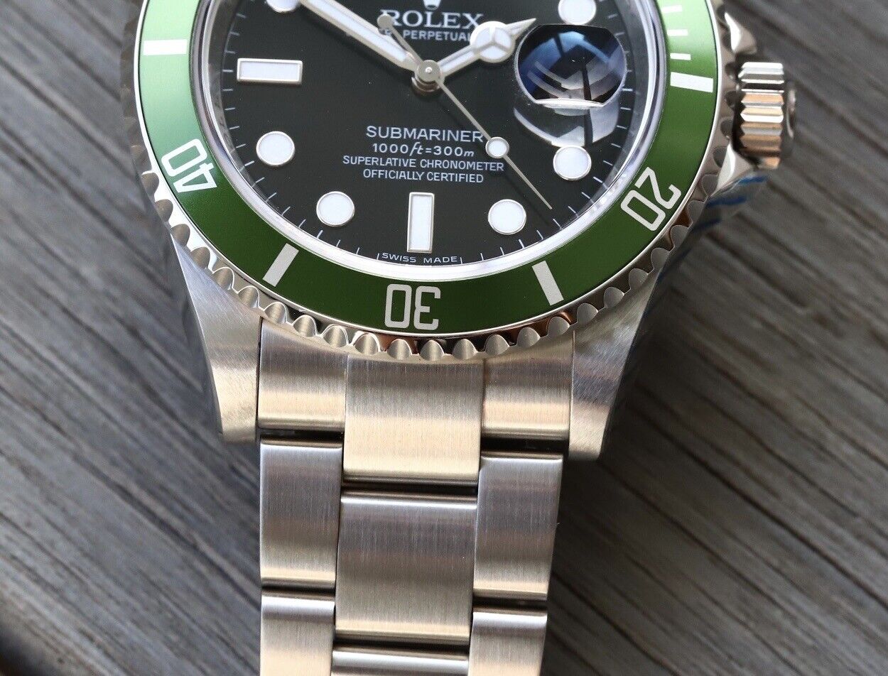 Rolex Submariner 16610LV Kermit V Serial 2009 Watch Vault